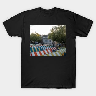 A view across the outdoor market in the city of Norwich T-Shirt